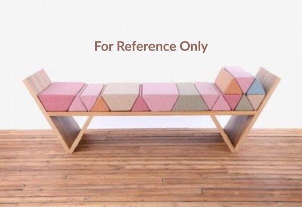 Modern Geometric Sofa Alva - 2 Seater - Image 2