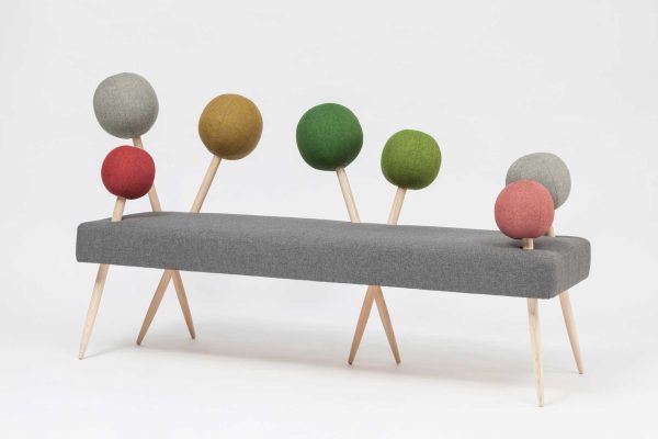 Designer Bench with Unique Details - Image 3