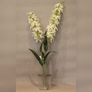 Elegant Artificial White Lily-like Flower Stem