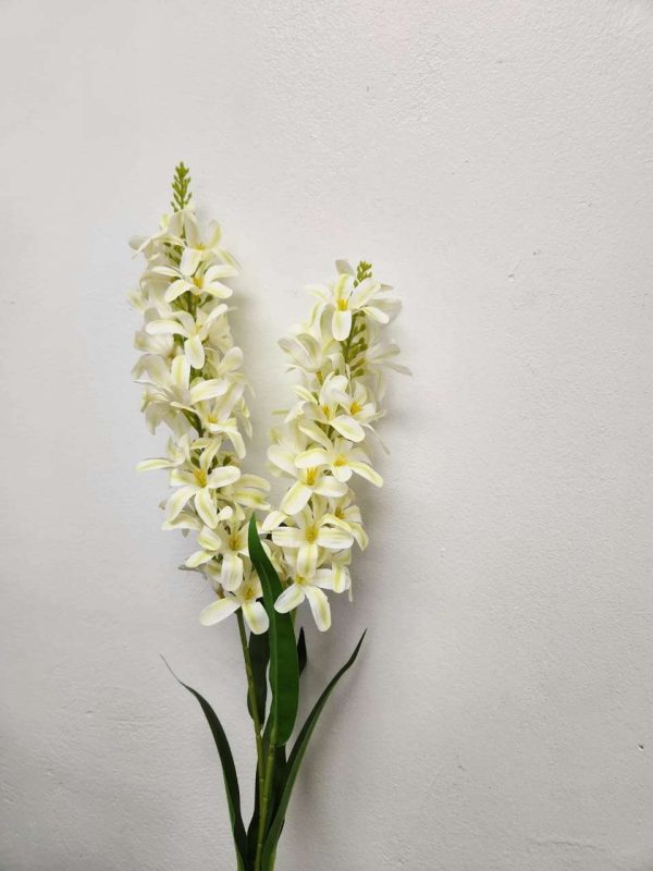 Elegant Artificial White Lily-like Flower Stem - Image 2