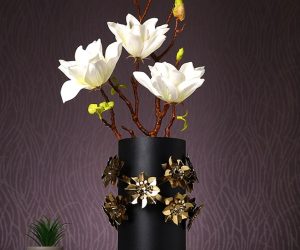 White And Yellow Lily Artificial Flower