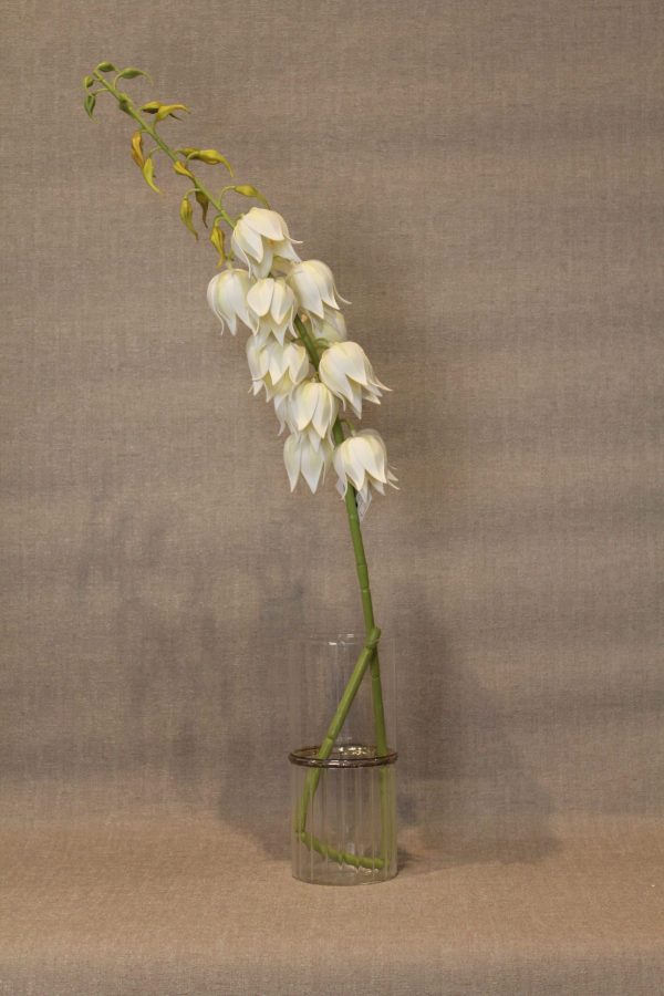 White Orchid Yucca Gloriosa Artificial Flower - Image 2