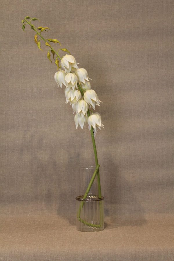 White Orchid Yucca Gloriosa Artificial Flower - Image 2