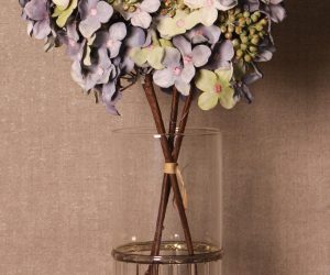 Artificial Hydrangea Floral 3 Stems