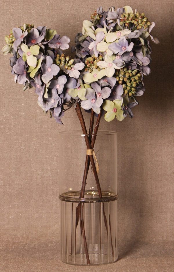 Artificial Hydrangea Floral 3 Stems