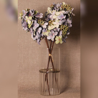 Artificial Hydrangea Floral 3 Stems