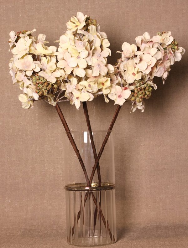 Artificial Hydrangea Floral 3 Stems - Image 2
