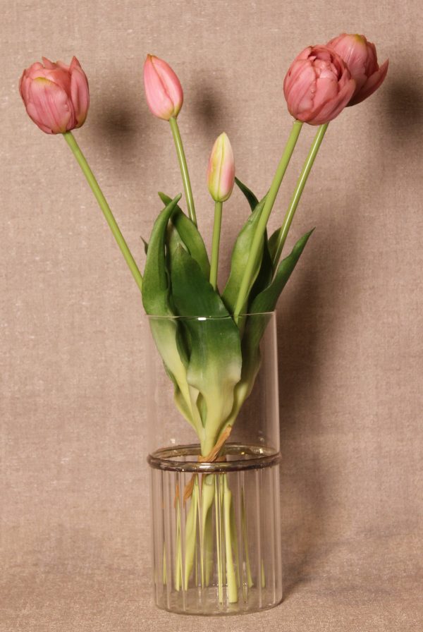 Realistic Pink Tulip Arrangement - Image 5