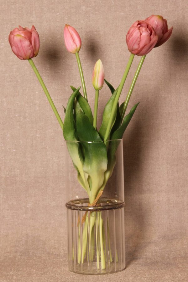 Realistic Pink Tulip Arrangement - Image 5
