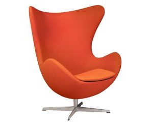 LeisureMod Mid-Century Modern Egg Chair