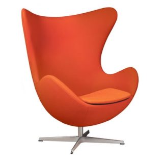 LeisureMod Mid-Century Modern Egg Chair