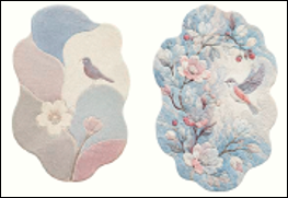 Snow Finch Bloom Rug